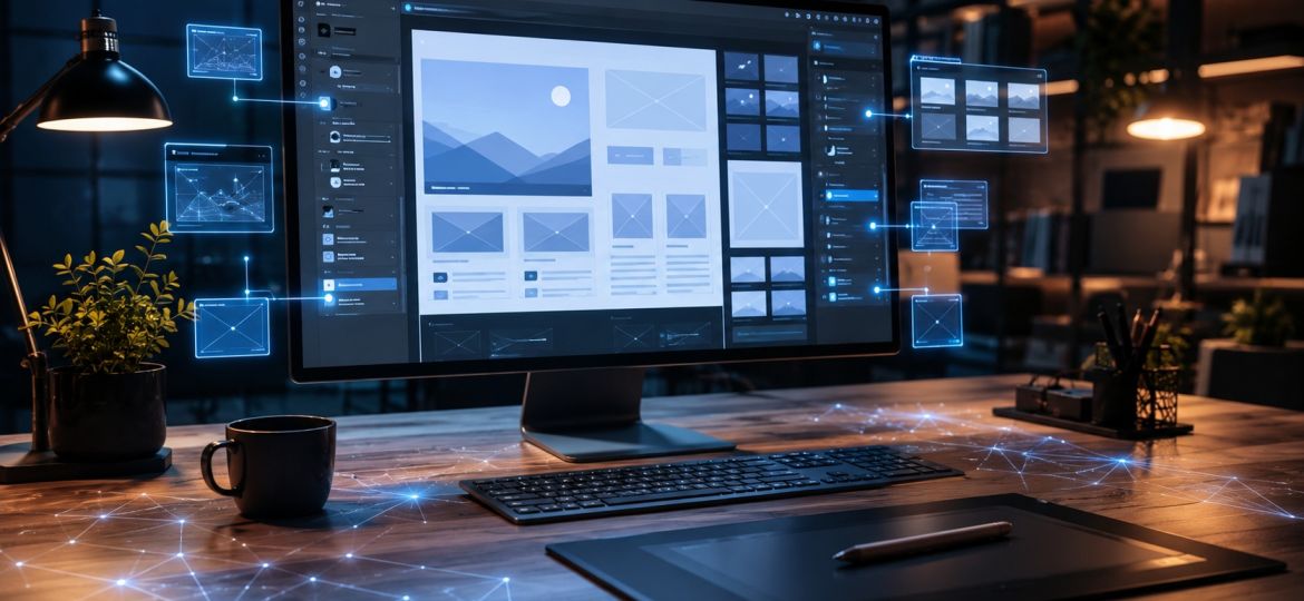 AI i webdesign - kunstig intelligens hjælper med hjemmesidedesign