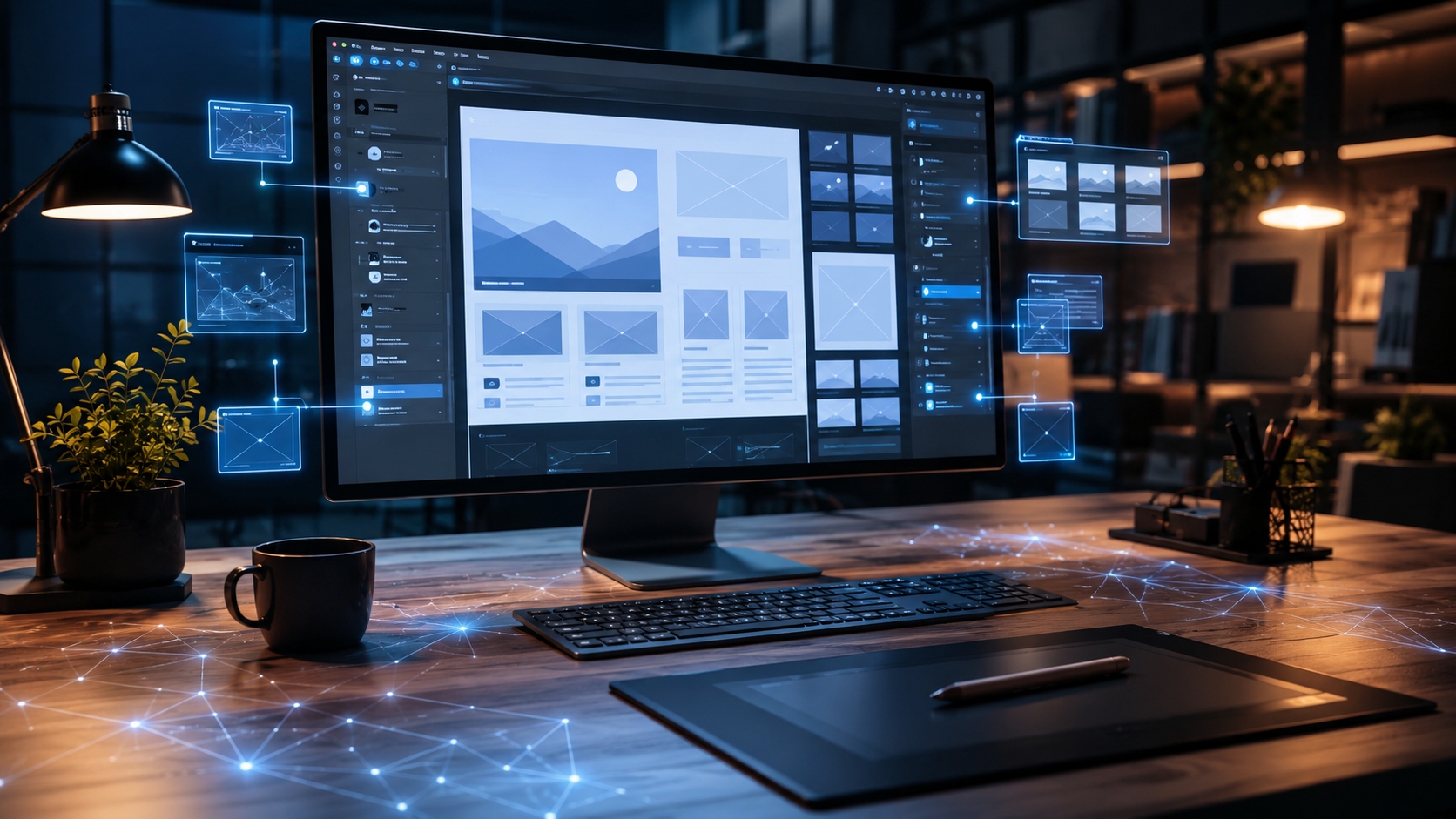 AI i webdesign - kunstig intelligens hjælper med hjemmesidedesign